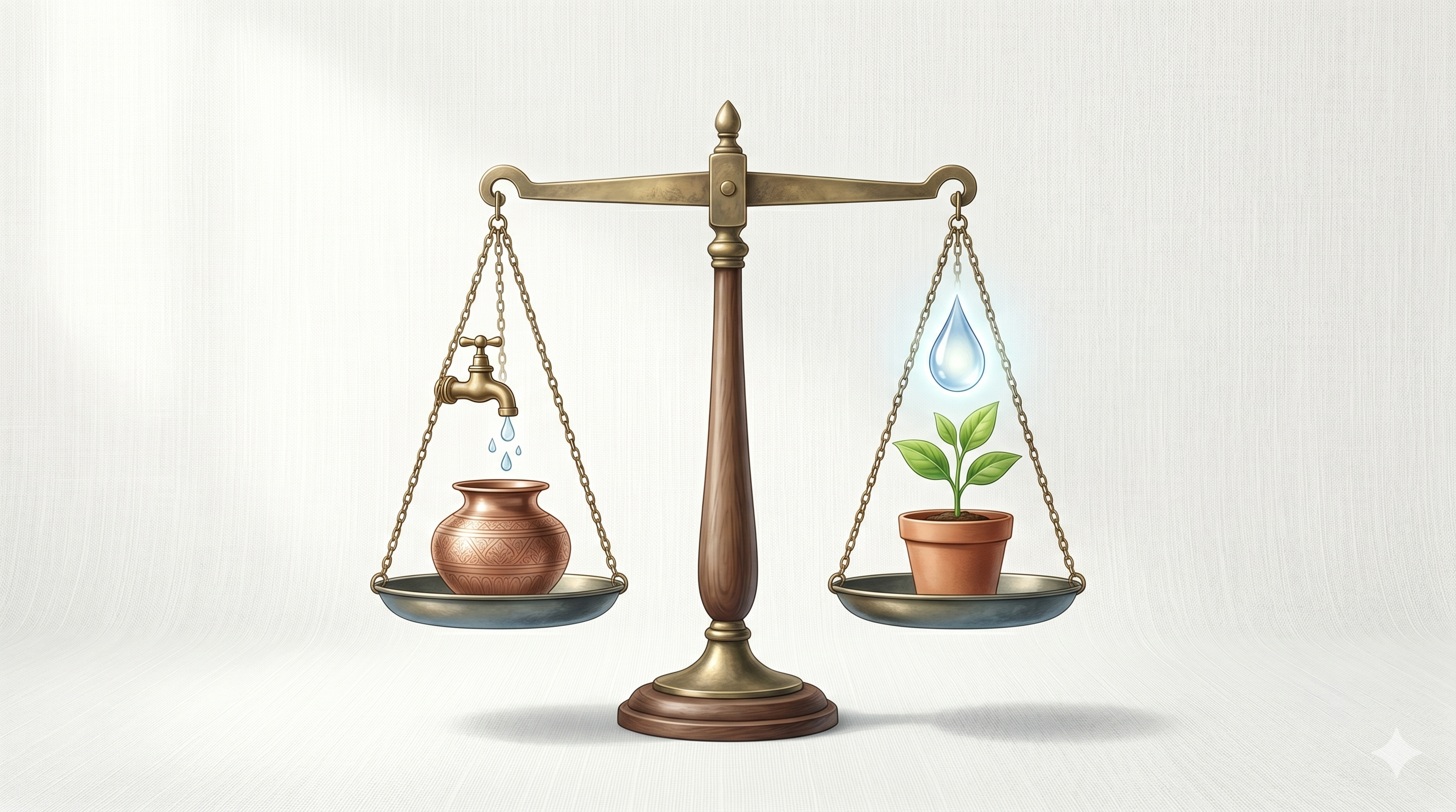 EcoLive water balance — from water scarcity and runoff to reuse, recharge and recycling